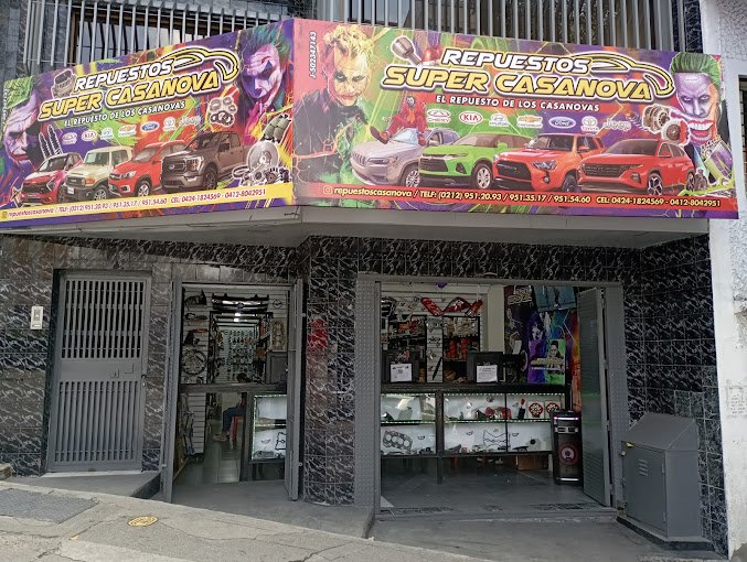 Fachada Tienda Repuestos Super Casanova