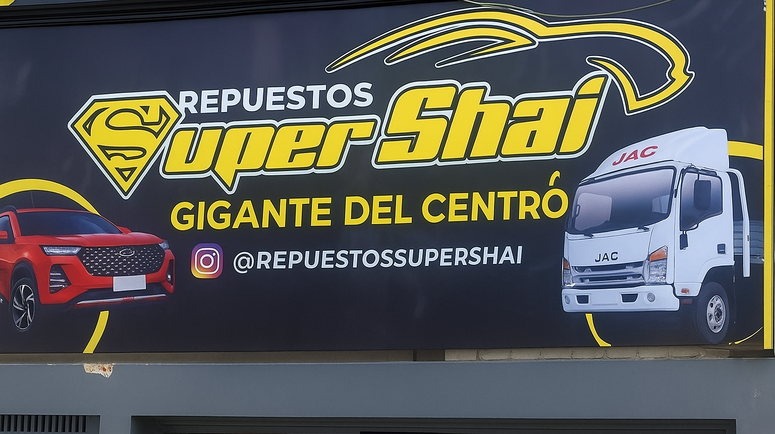 Fachada Tienda Repuestos Super Shai
